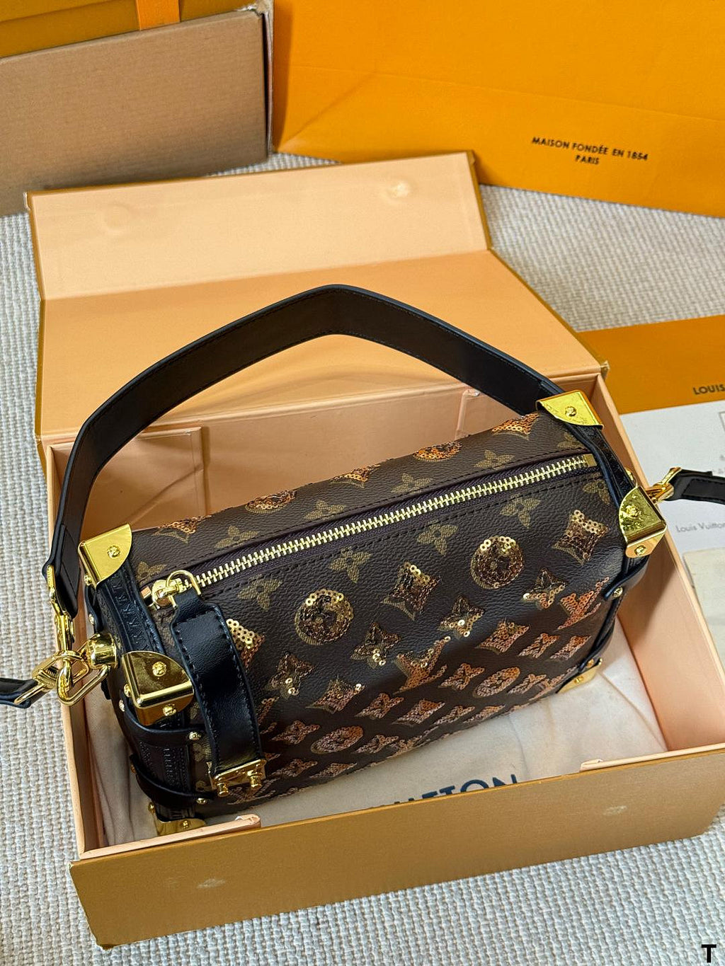 Louis Vuitton Trunk Style Crossbody Bag