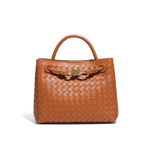 Bottega Veneta Andiamo Intrecciato Leather Tote Bag