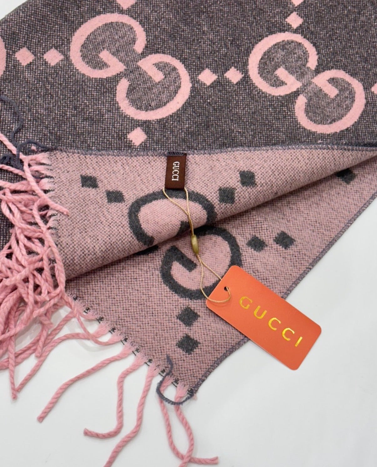 Gucci Double Face Wool Scarf