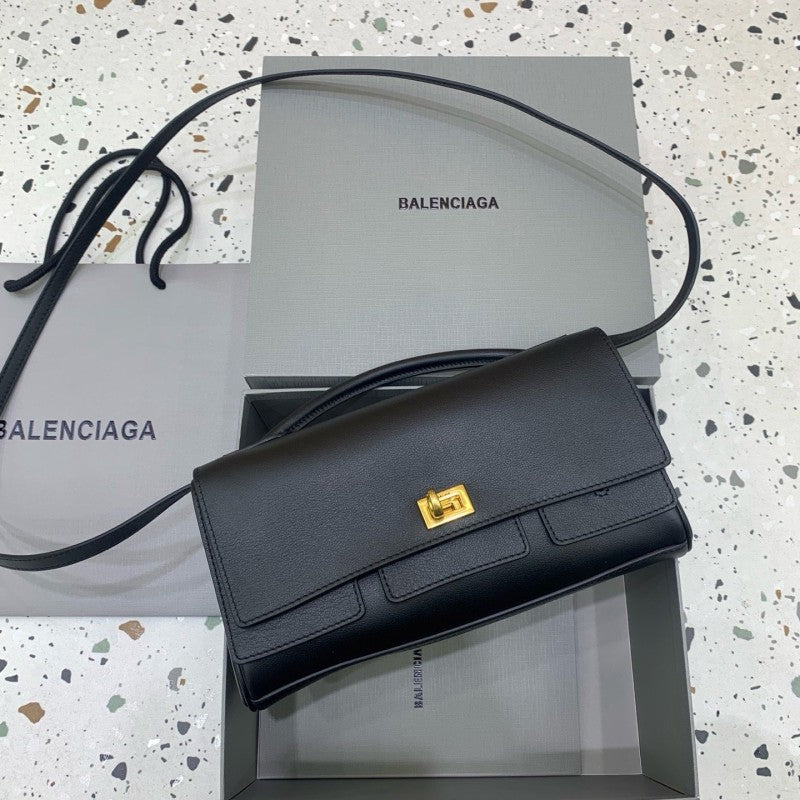 Balenciaga Bel Air Small Clutch on Strap