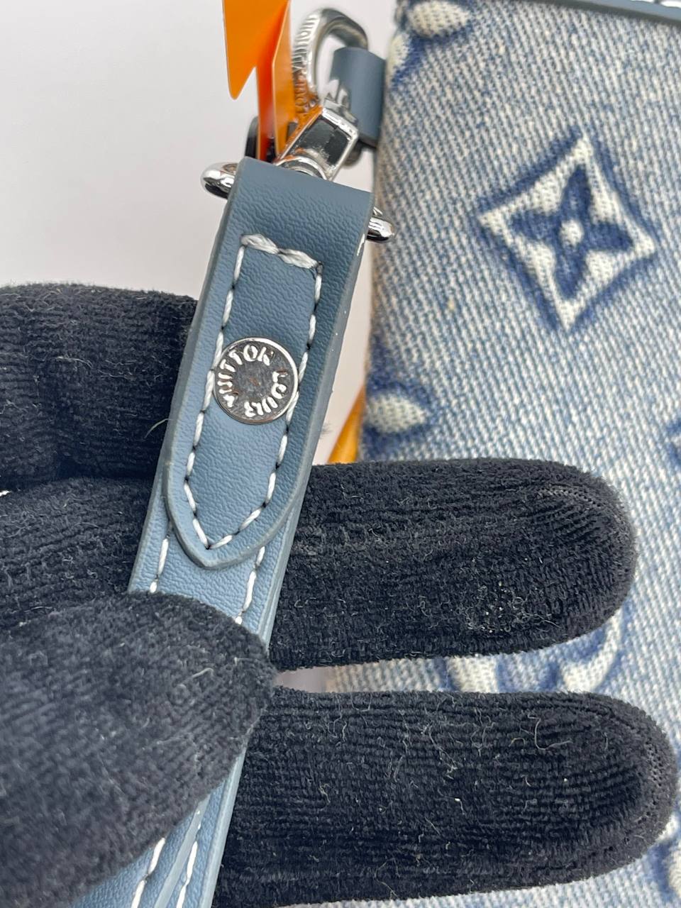 Louis Vuitton Denim Monogram Pouch