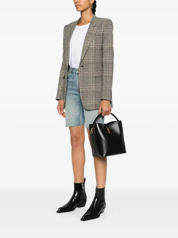 Saint Laurent Le 37 Leather Bucket Bag