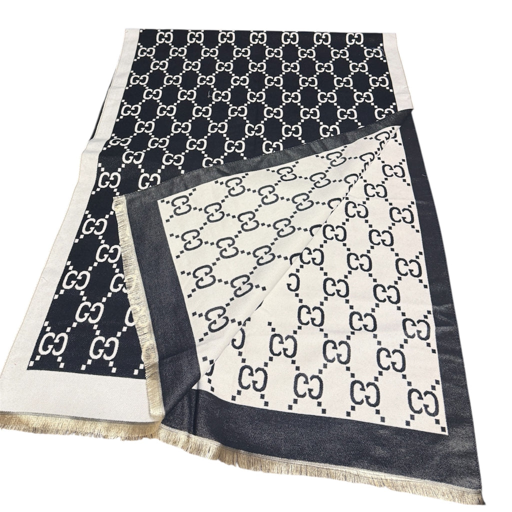 Gucci GG Monogram Wool Scarf