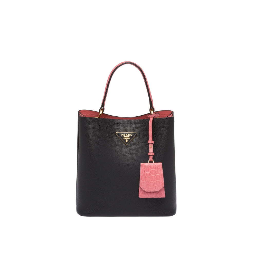 Prada Panier Small Saffiano Leather Bag