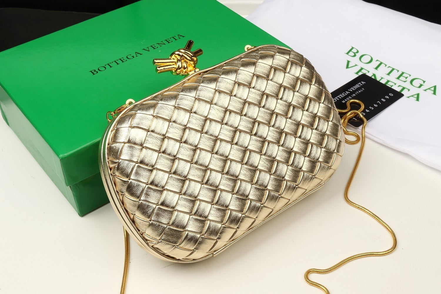 Bottega Veneta Knot Clutch Bag
