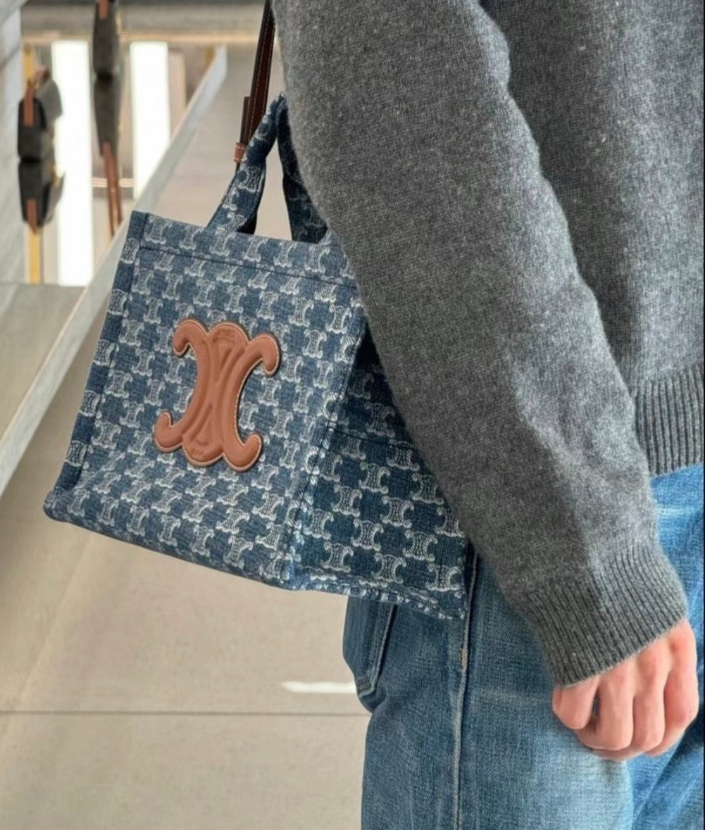 Celine Pre-Owned
Cabas Thais Triomphe Printed Canvas Small tote bag