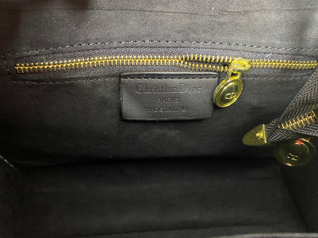 Dior Embroidered Tote Bag