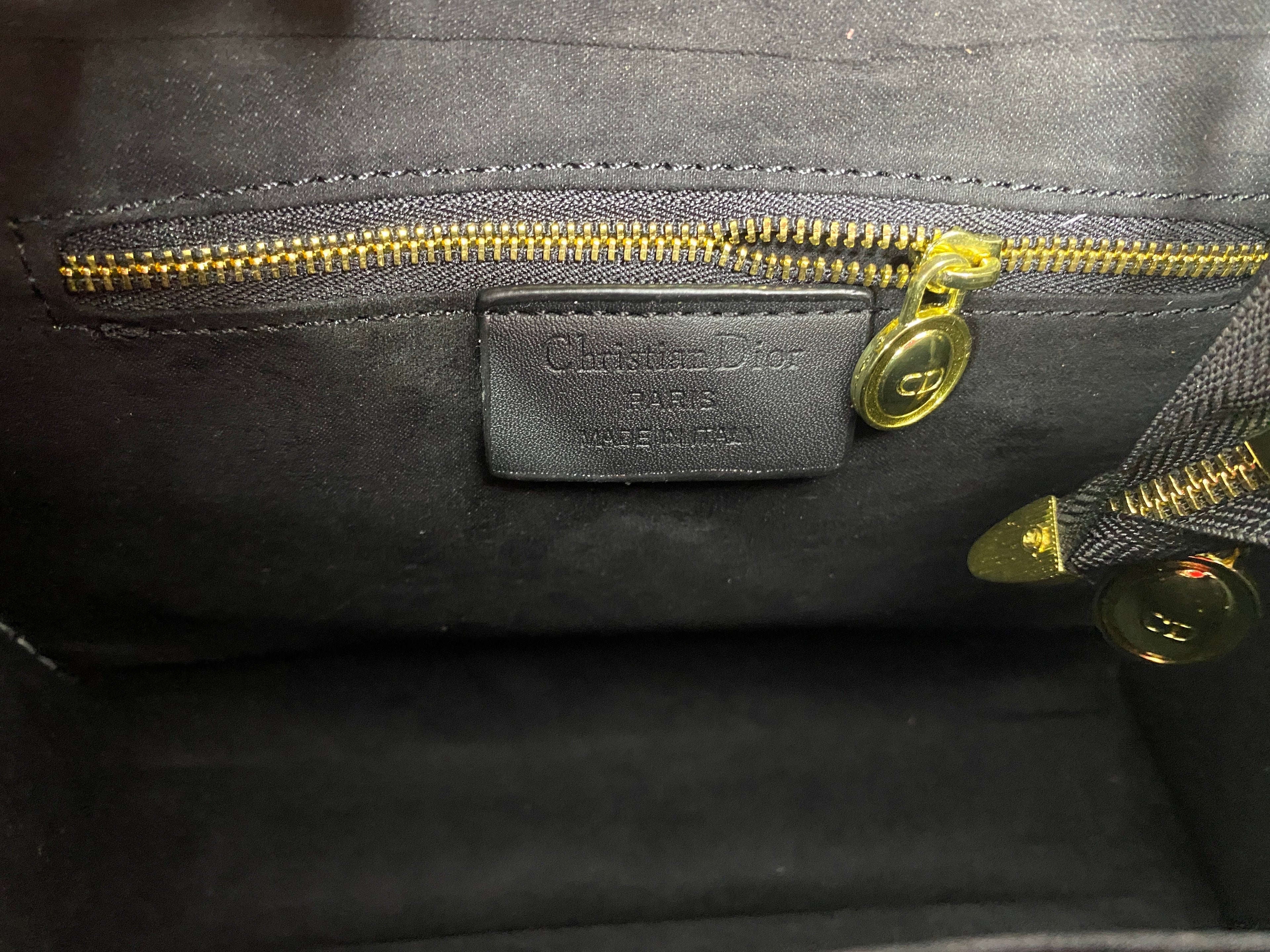 Dior Embroidered Tote Bag