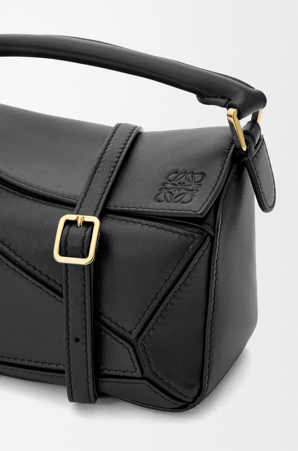 LOEWE Leather Featherlight Puzzle Top-Handle Bag