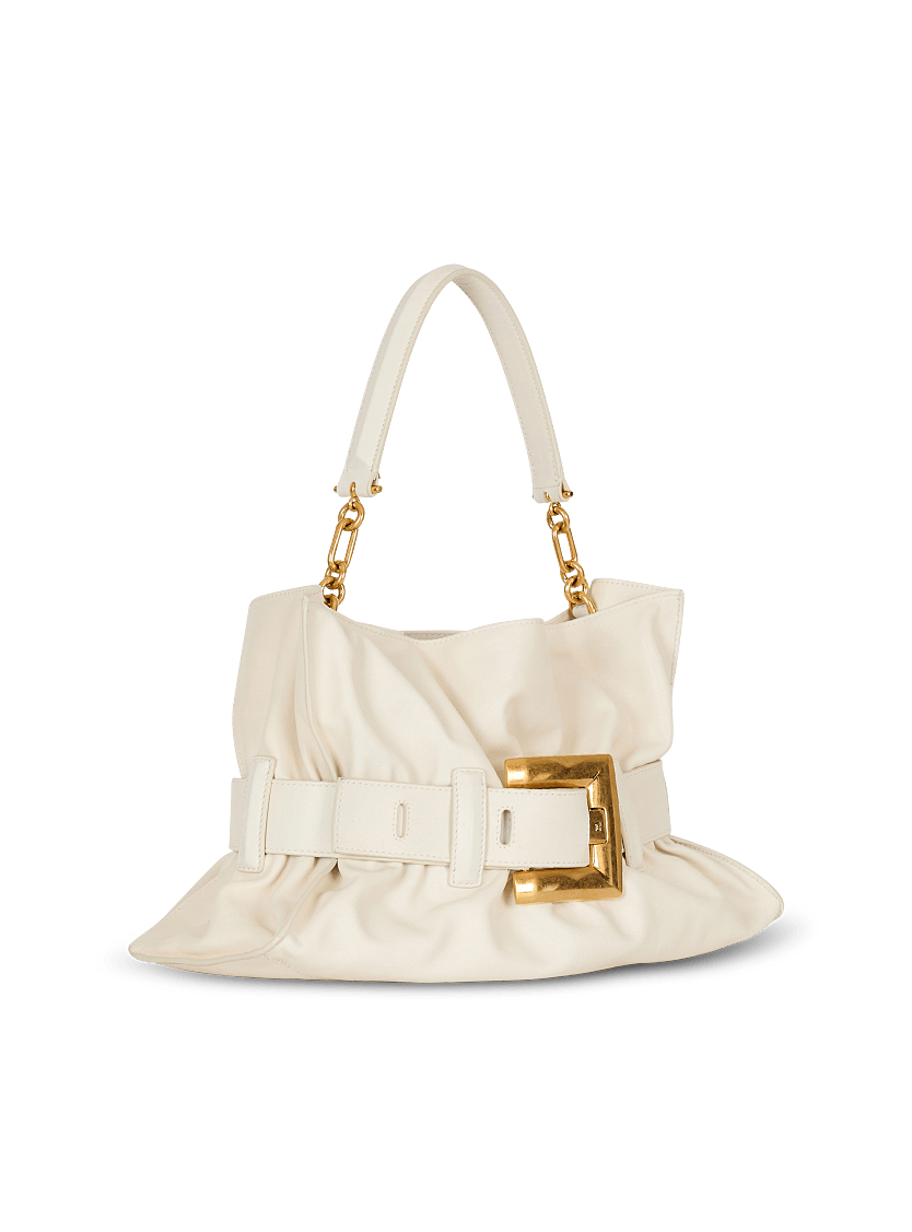 Balmain B-Buzz Belted Tote