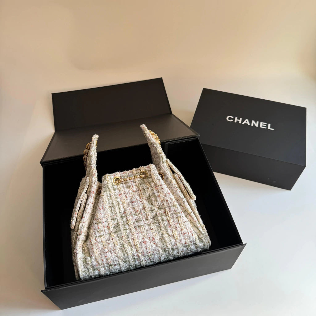 CHANEL 25 Tweed Hobo Bag