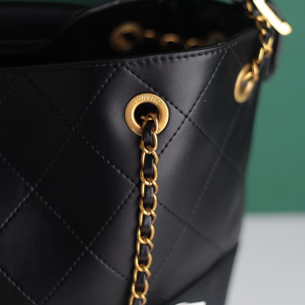 Chanel Calfskin Stitched Large Shopping Bag