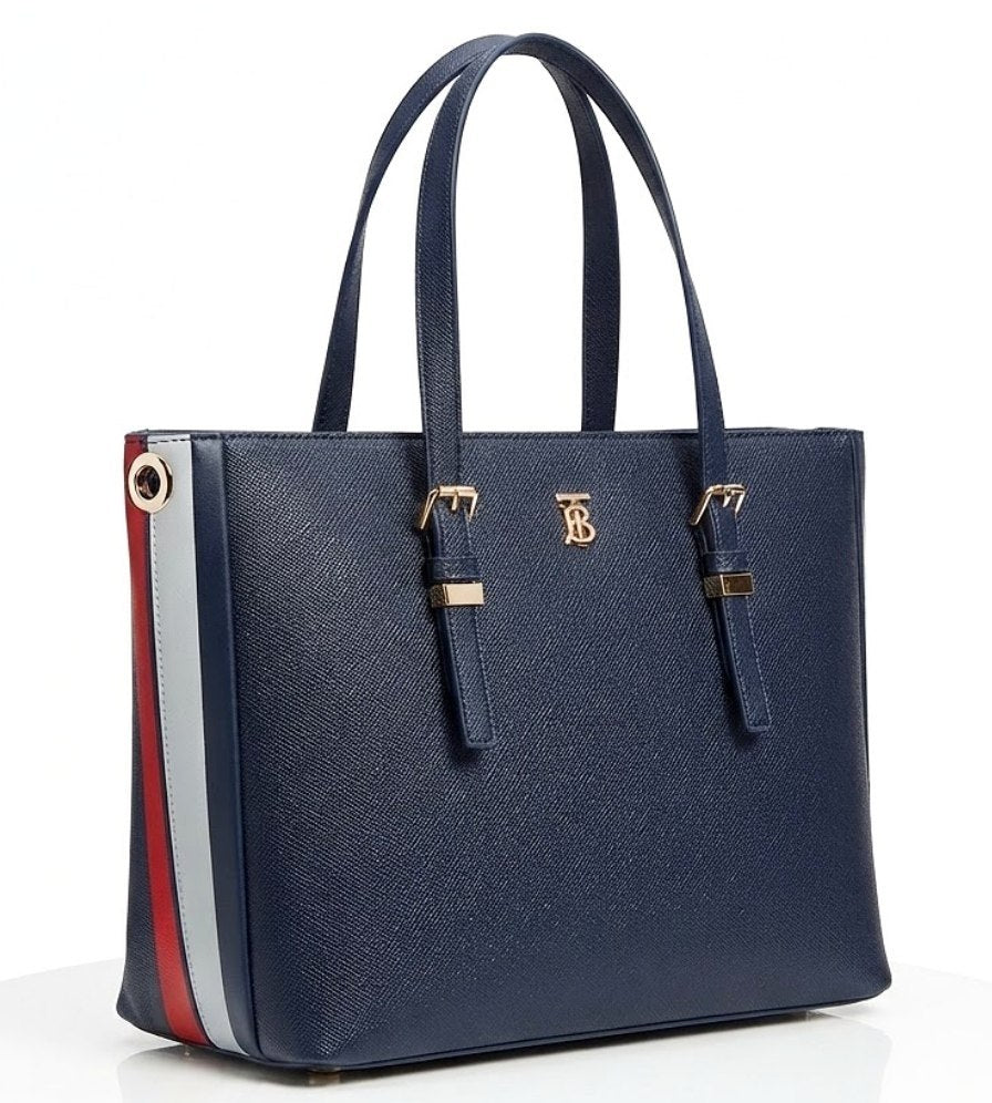 Tommy Hilfiger TH Monogram Buckle Small Tote Bag
