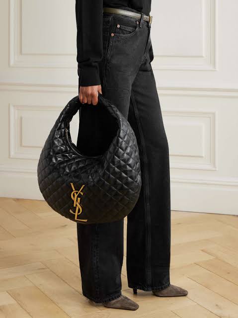 Saint Laurent Puffer Quilted Hobo Bag
