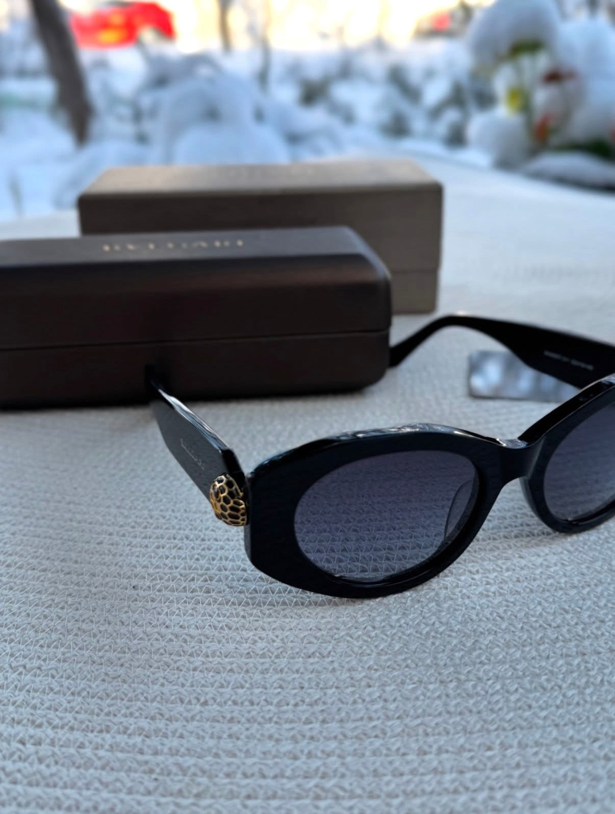Bvlgari Serpenti Oval Sunglasses