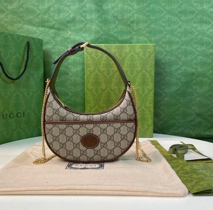 Gucci GG Half Moon Shoulder Bag
