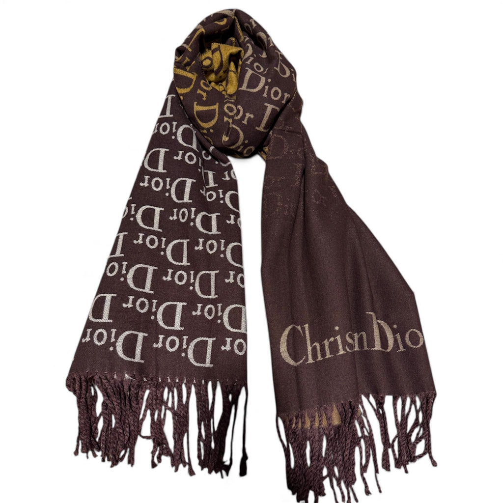 Dior Double Face Lightweight Wool Scarf
