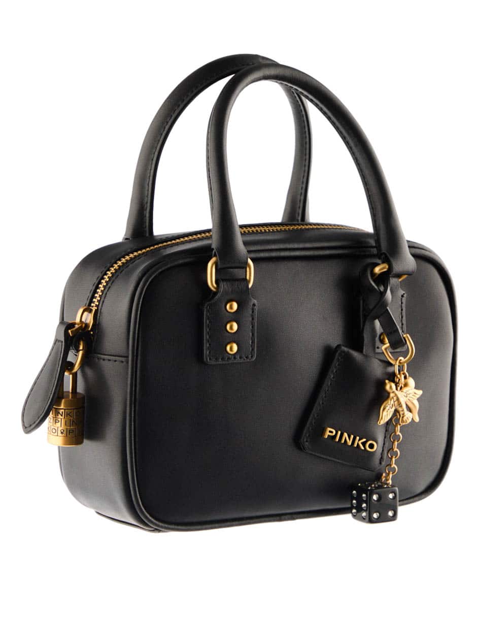 PINKO Leather Shoulder Bag Bowling
