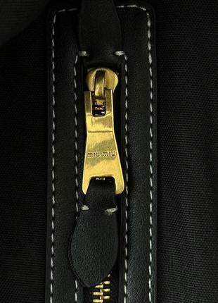 Miu Miu Suede Logo Tote Bag