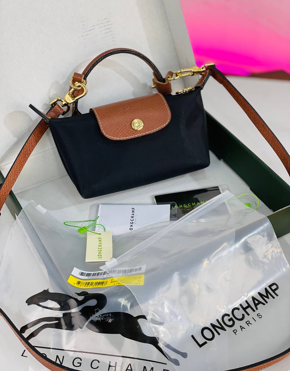 Longchamp Le Pliage Top Handle Bag ( mini size)