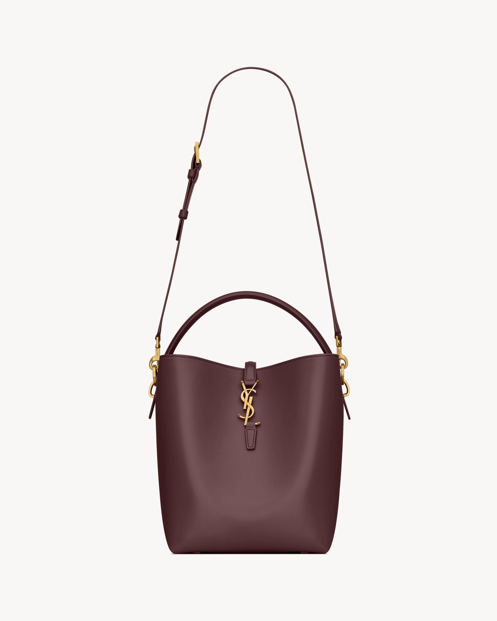 Saint Laurent Le 37 Leather Bucket Bag