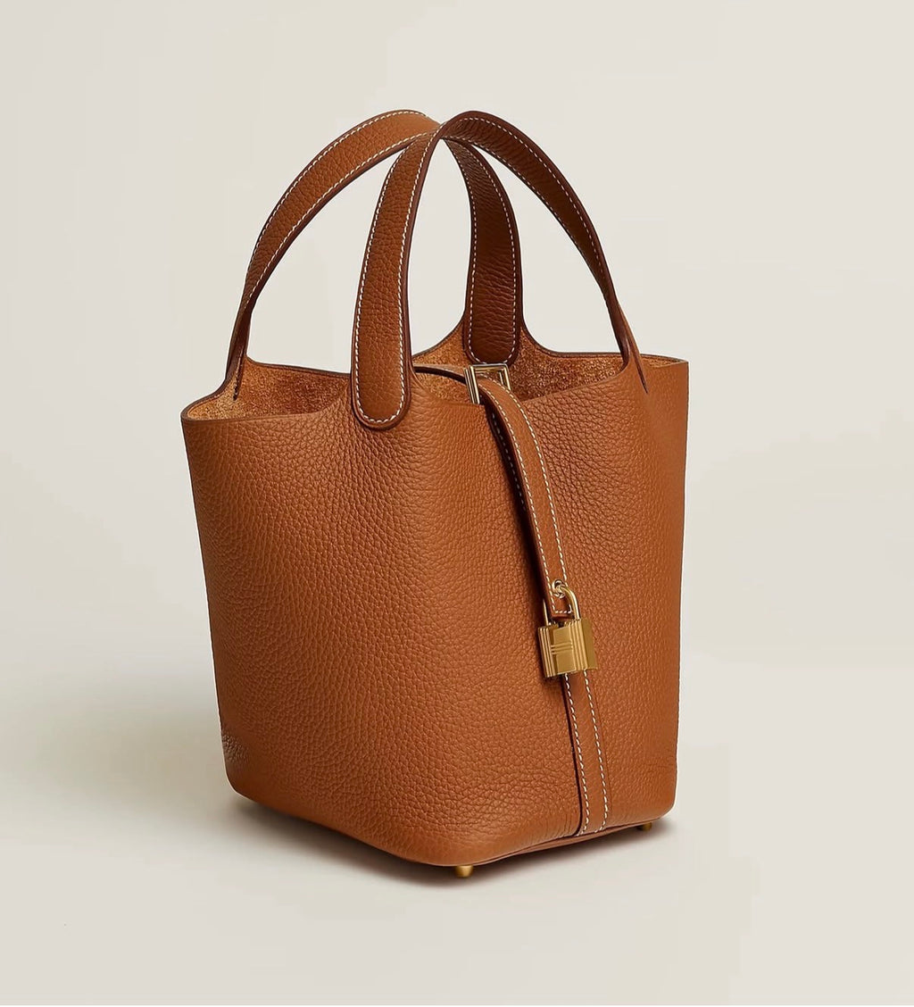 HERMÈS Picotin Lock 18 Bag in Clemence Leather