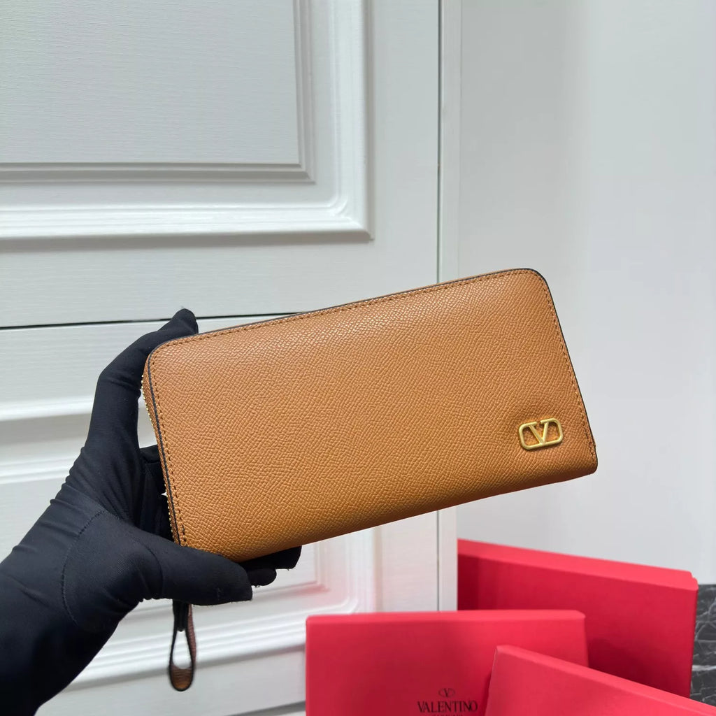 Valentino VLogo Zip-Around Wallet