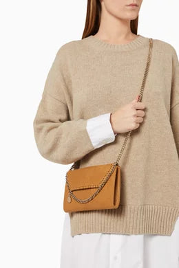 Stella McCartney Falabella Fold-Over Chain Clutch