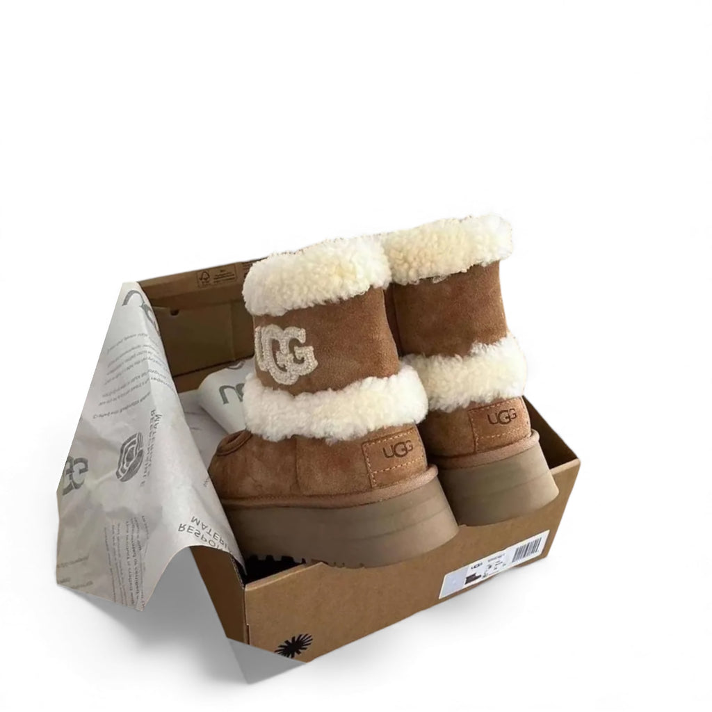 UGG Platform Mini Shearling Boots