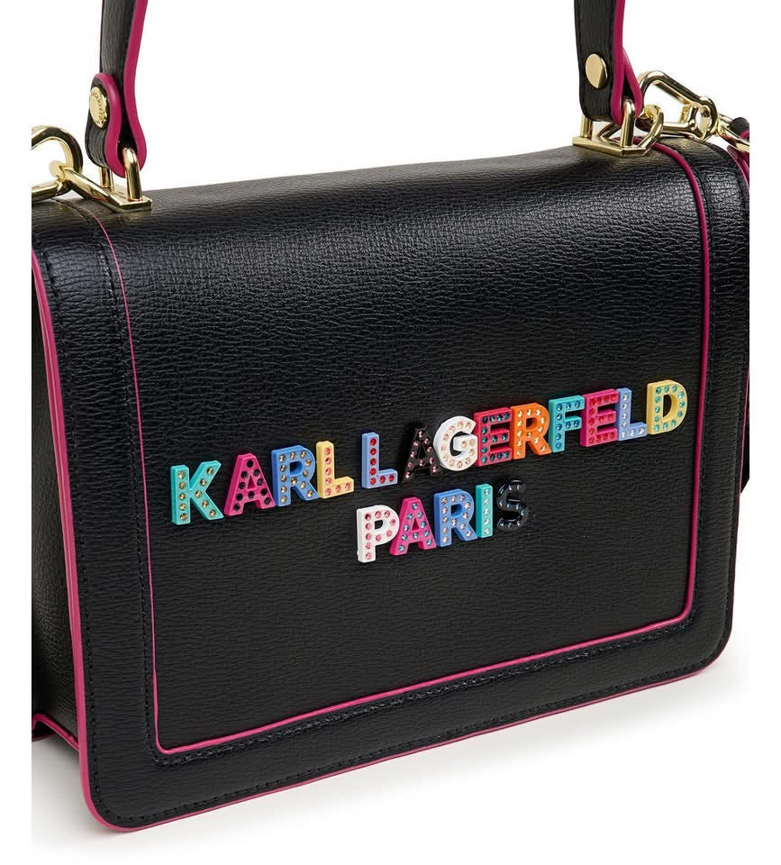 Karl Lagerfeld Paris Multicolor Logo Satchel