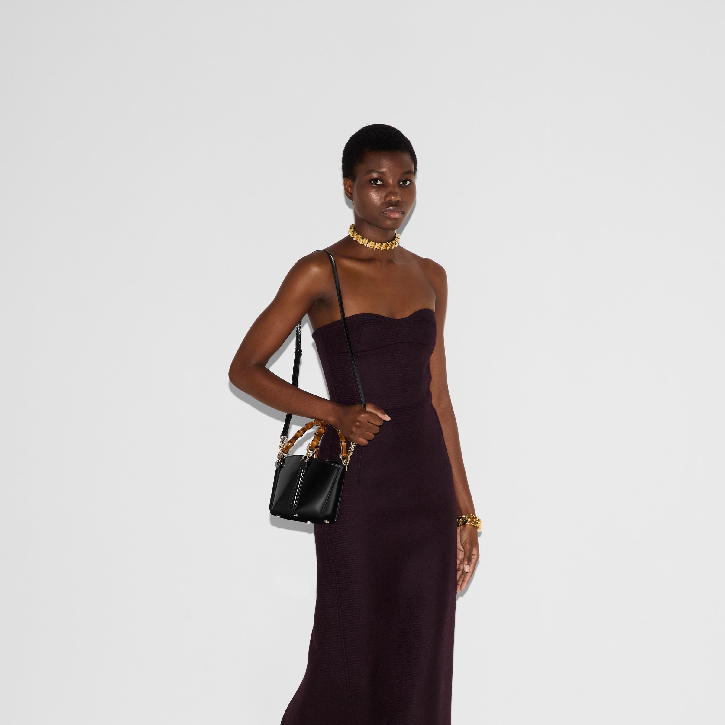 Gucci Mini Bamboo Top Handle Tote Bag