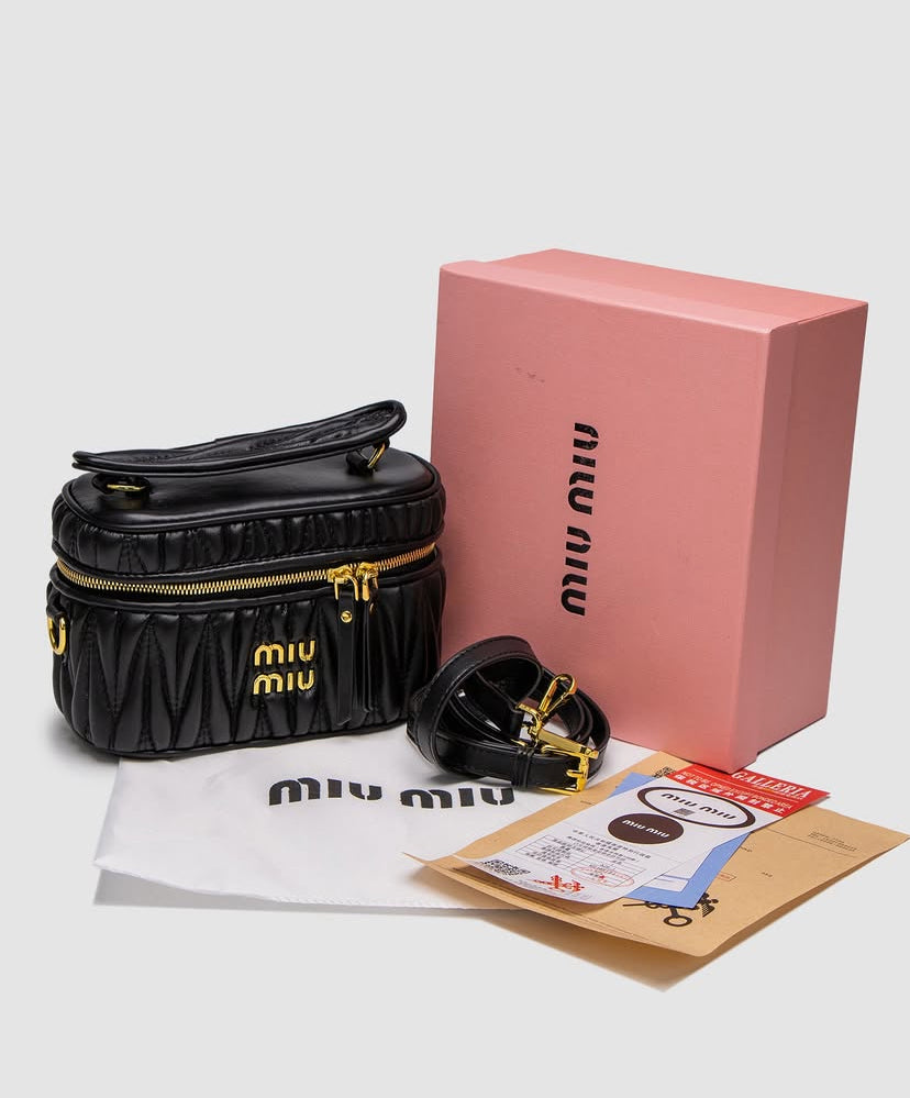 Miu Miu Matelassé Vanity Bag