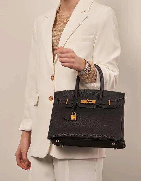 Hermès Birkin Style Bag
– With Mini H Wallet