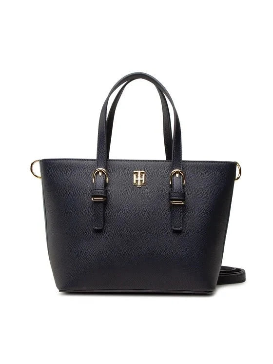 Tommy Hilfiger TH Monogram Buckle Small Tote Bag
