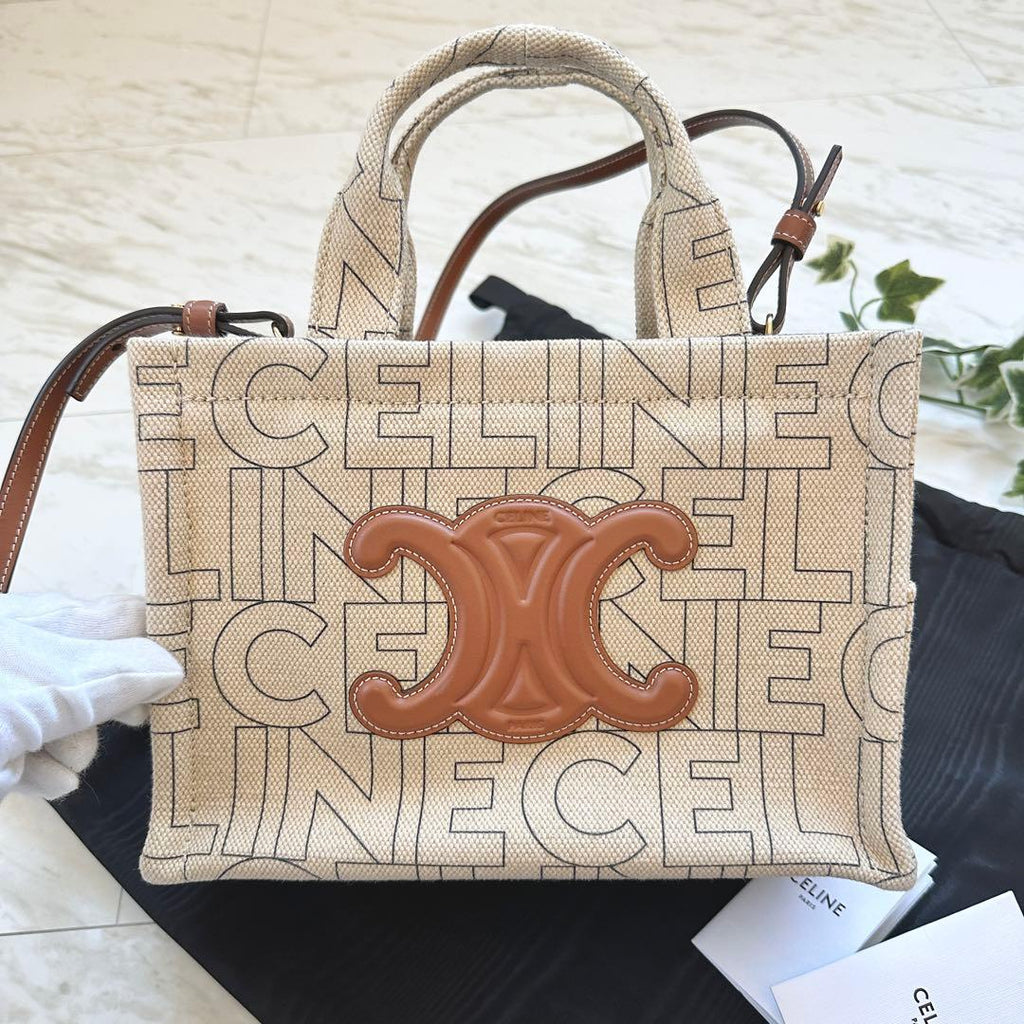 Celine Pre-Owned
Cabas Thais Triomphe Printed Canvas Small tote bag