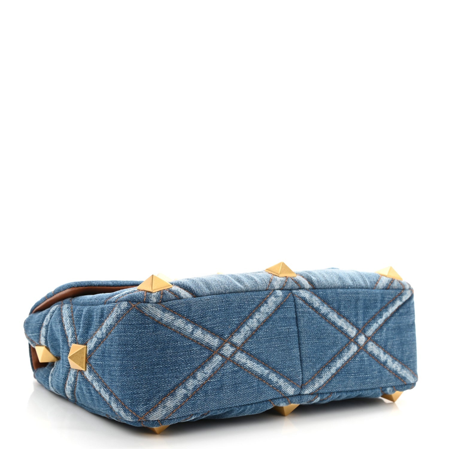 Valentino Garavani Roman Stud Denim Bag
