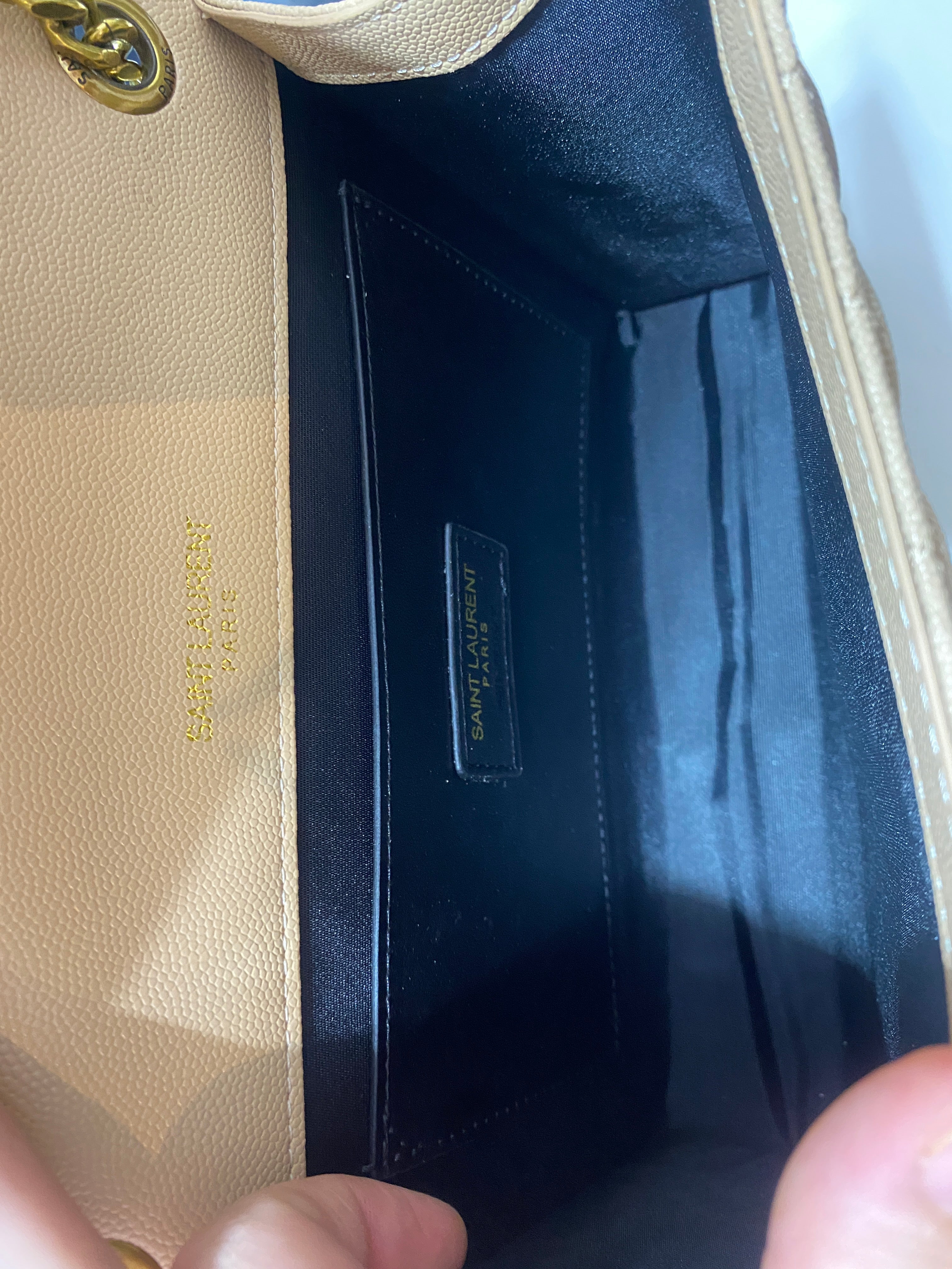 Saint Laurent Envelope leather