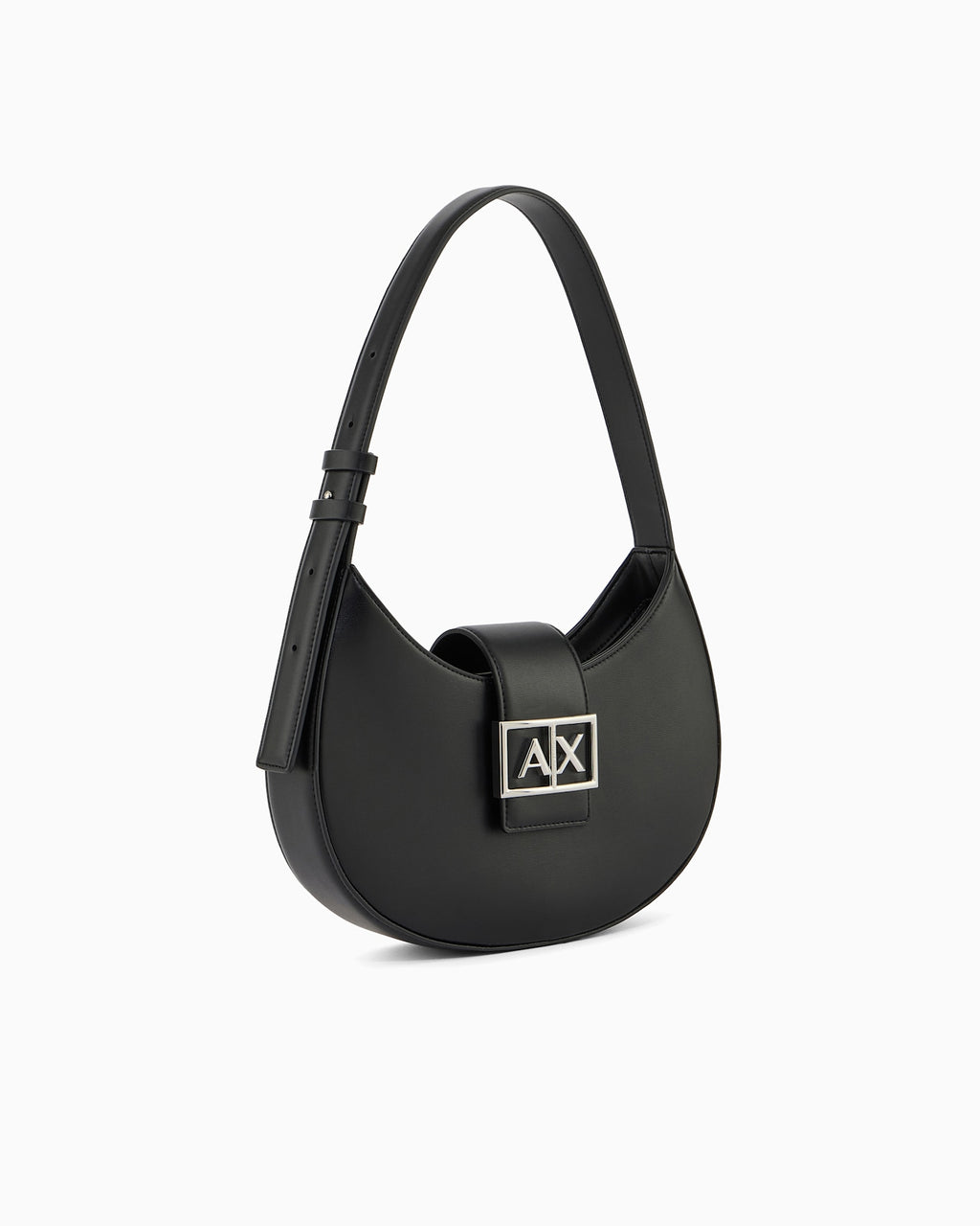 Armani Exchange Logo Buckle Shoulder Bag