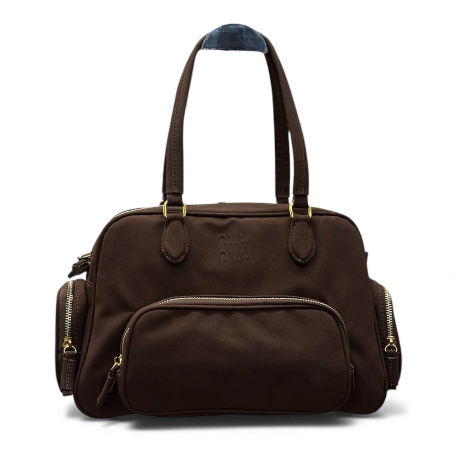 Miu Miu Velvety Leather Utility Bag