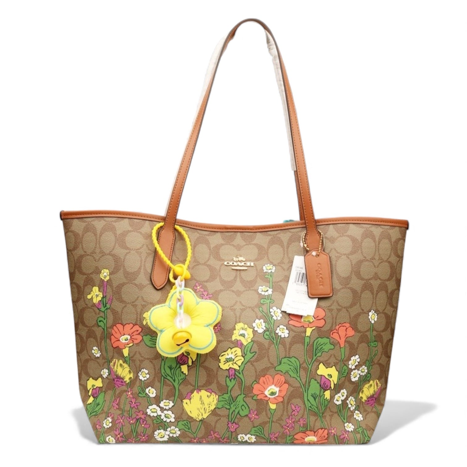 Coach Floral Signature Tote Bag