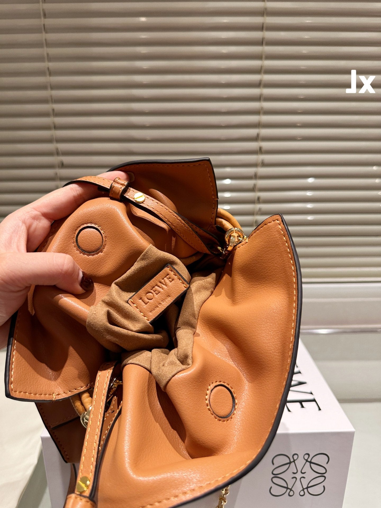 Loewe Anagram Chain Bucket Bag