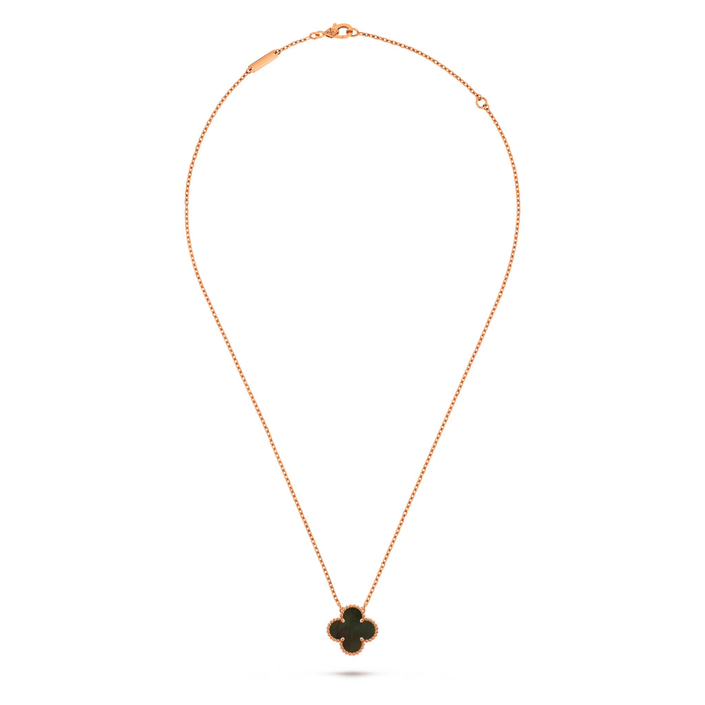 Van Cleef Vintage Alhambra pendant Rose Gold Necklace