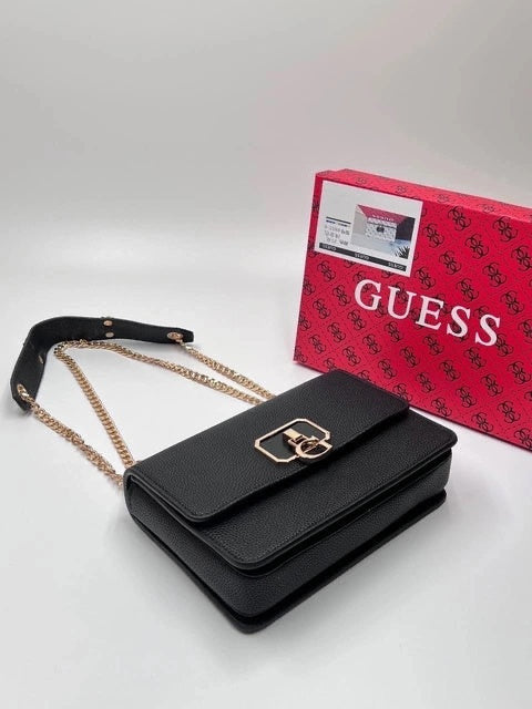 Guess Logo Chain Shoulder Bag