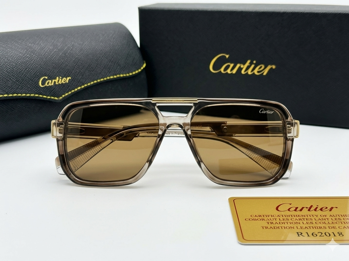 Cartier Première de Cartier Navigator Sunglasses