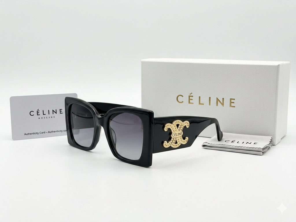 Celine Triomphe Oversized Square Sunglasses