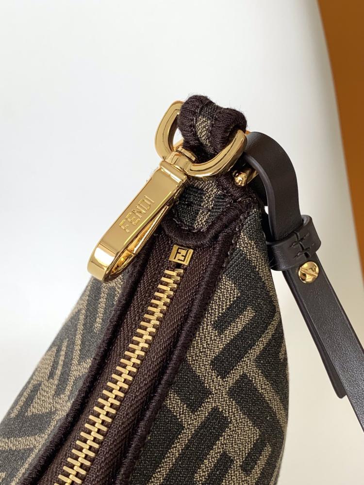 Fendi Mini Croissant FF Logo Bag