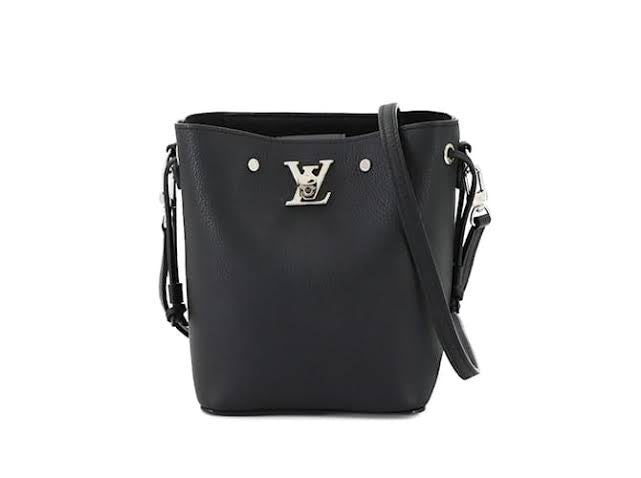 Louis Vuitton Calfskin Nano Lockme Bucket Bag