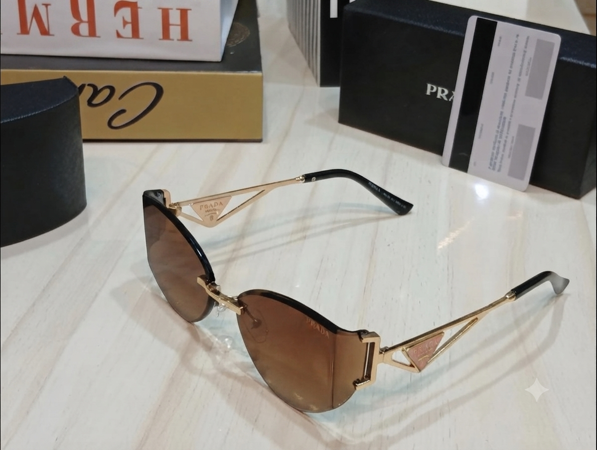 Prada Geometric Sunglasses