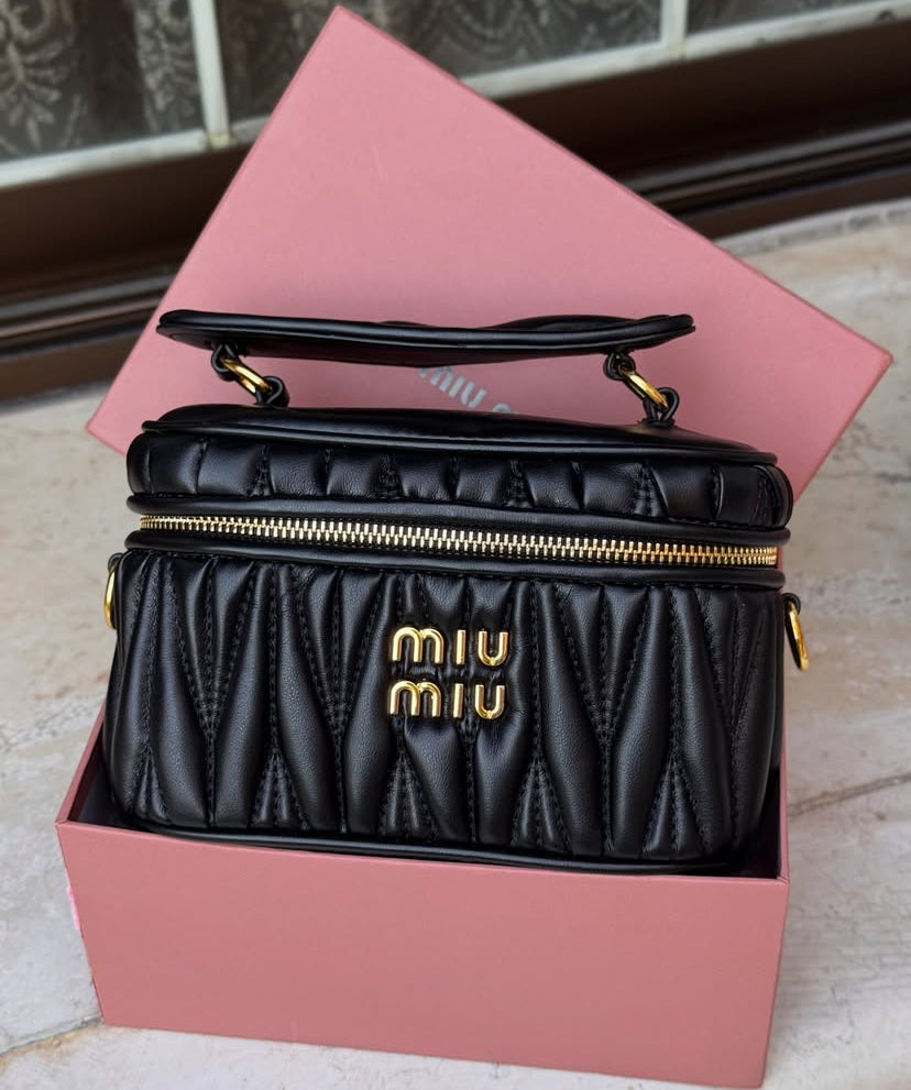 Miu Miu Matelassé Vanity Bag