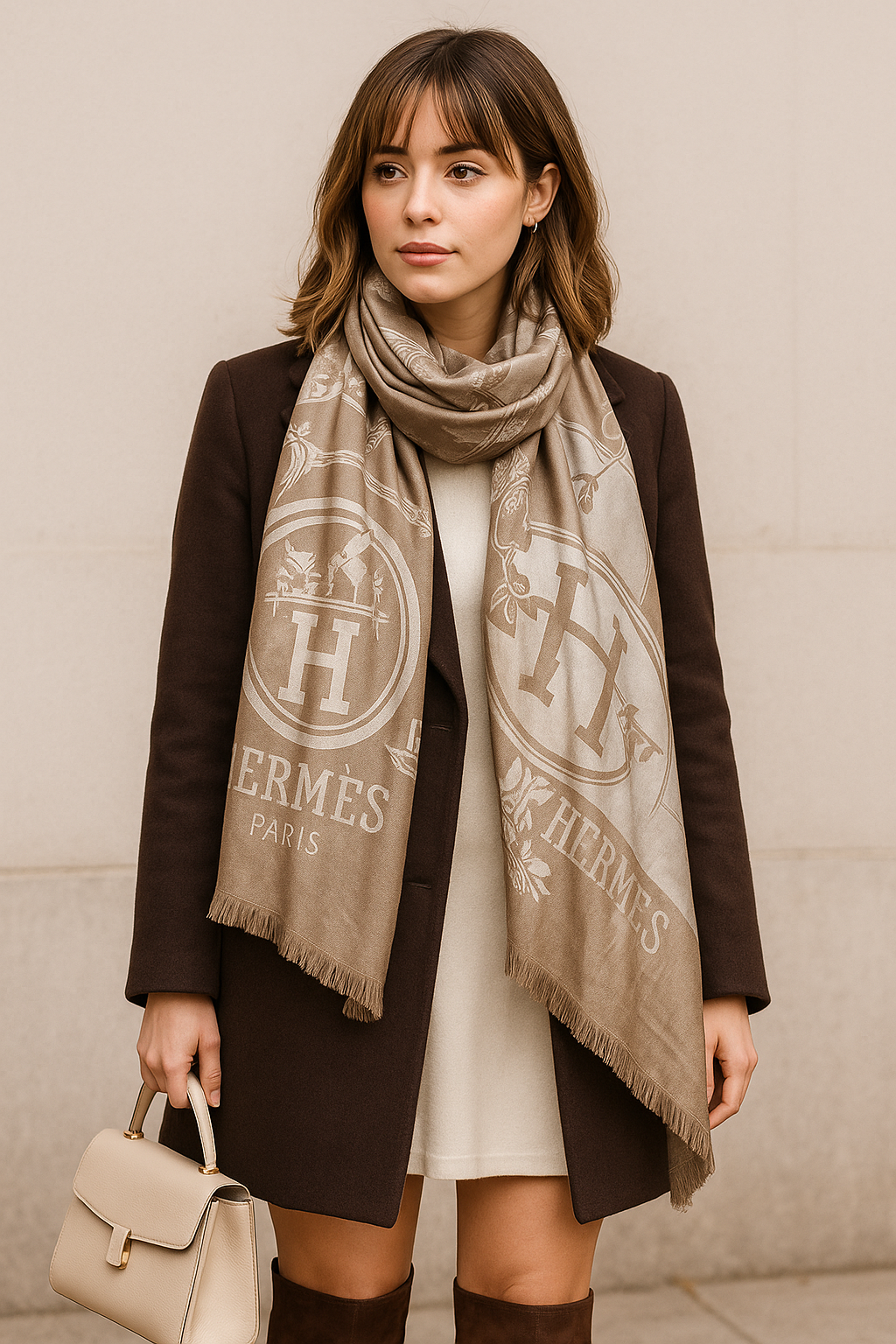 Hermès Soft Touch Double-Face Scarf